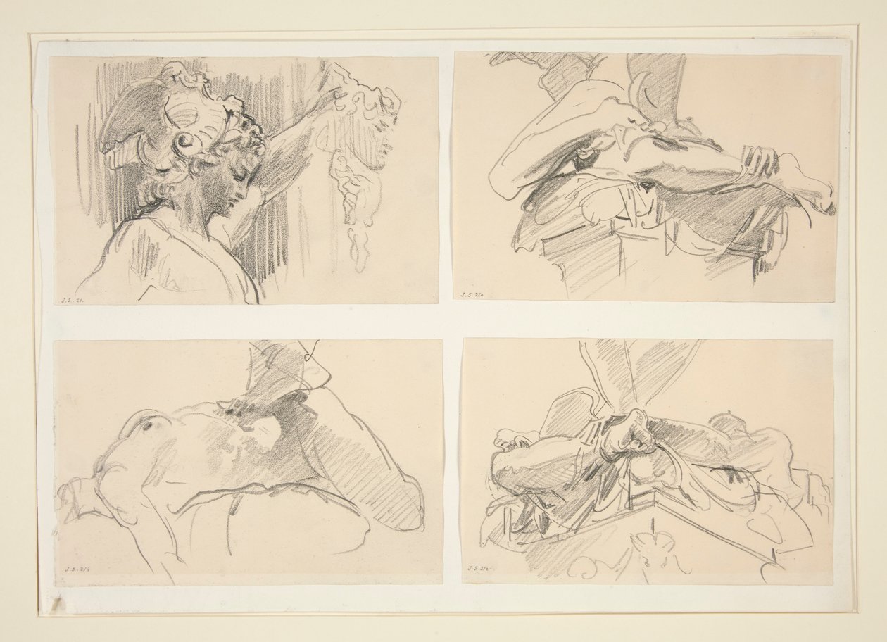 Studier af Cellini af John Singer Sargent