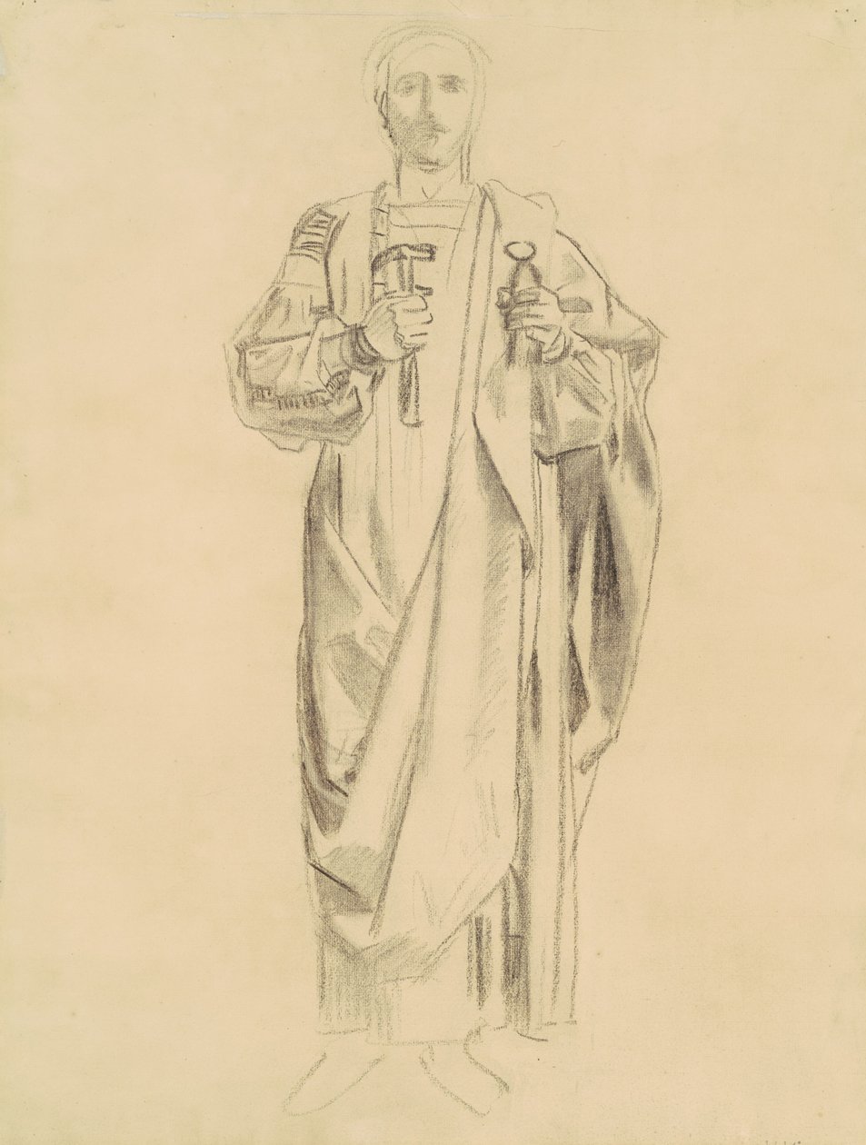 Study for Dogma of the Redemption: Frieze of Angels [recto], 1895-1903. af John Singer Sargent