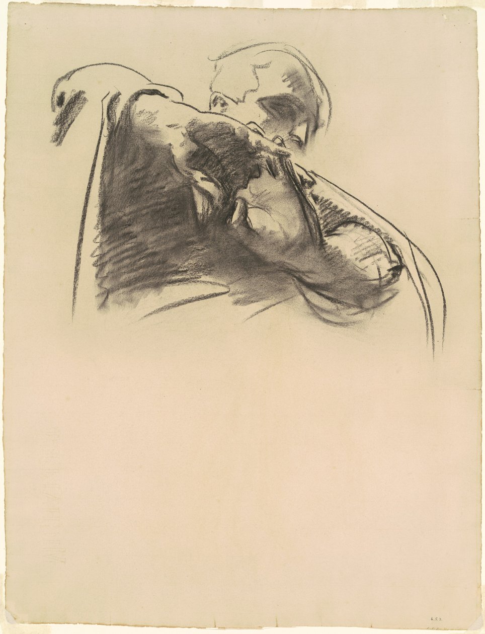 Studie til "Vorherres korsfæstelse og død" af John Singer Sargent
