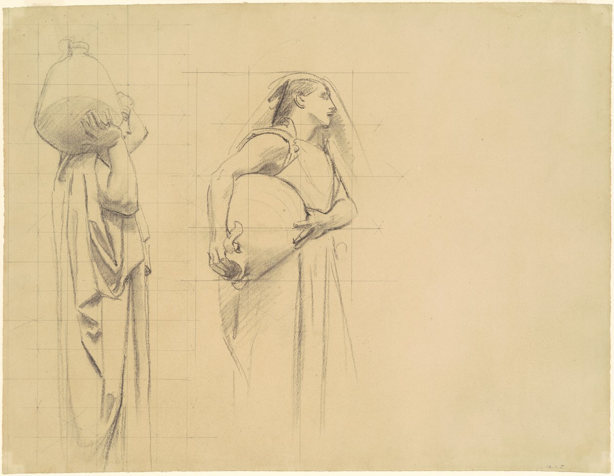 Studie til "The Danaïdes" af John Singer Sargent