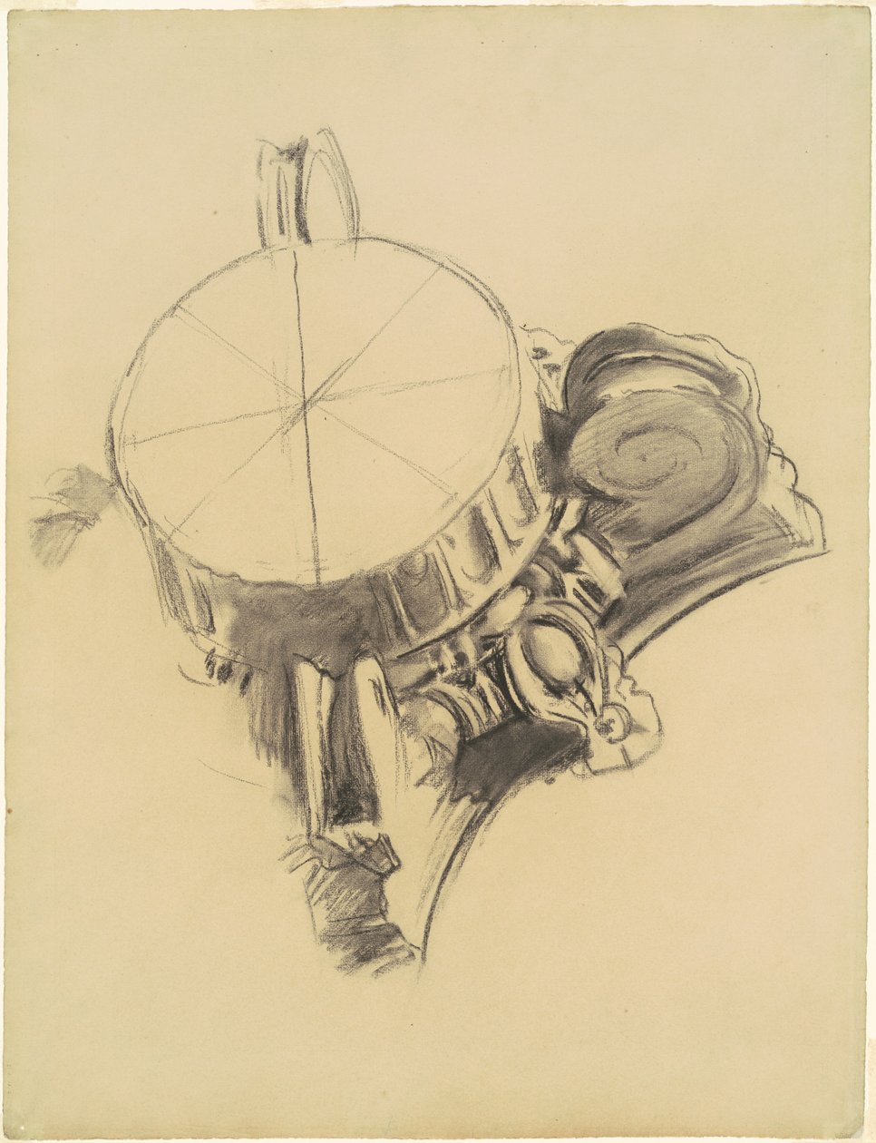 Studie til Gog og Magogs fald, 1903-1916. af John Singer Sargent