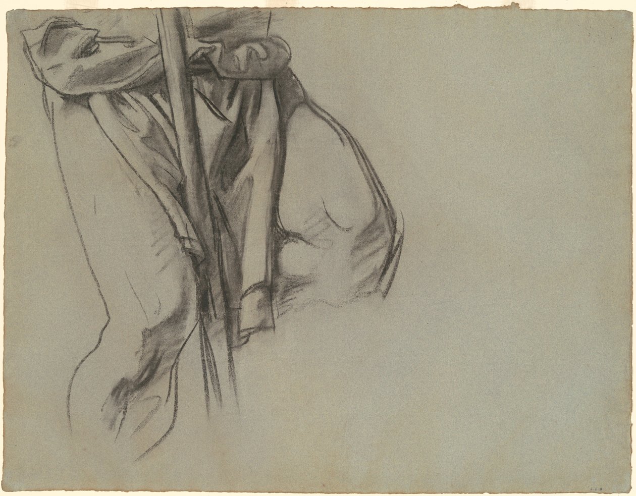 Studie af Adam til "Rosekransens femten mysterier" af John Singer Sargent