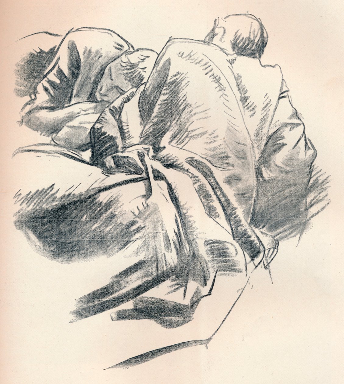 Study of Drapery, c1916 af John Singer Sargent