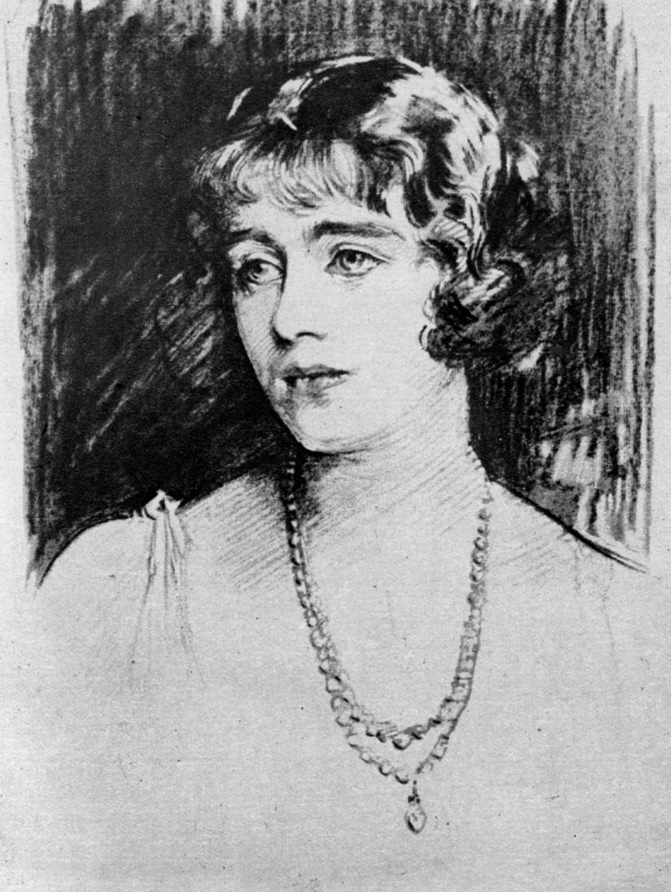 Studie af Lady Elizabeth Bowes-Lyon, 1923 af John Singer Sargent