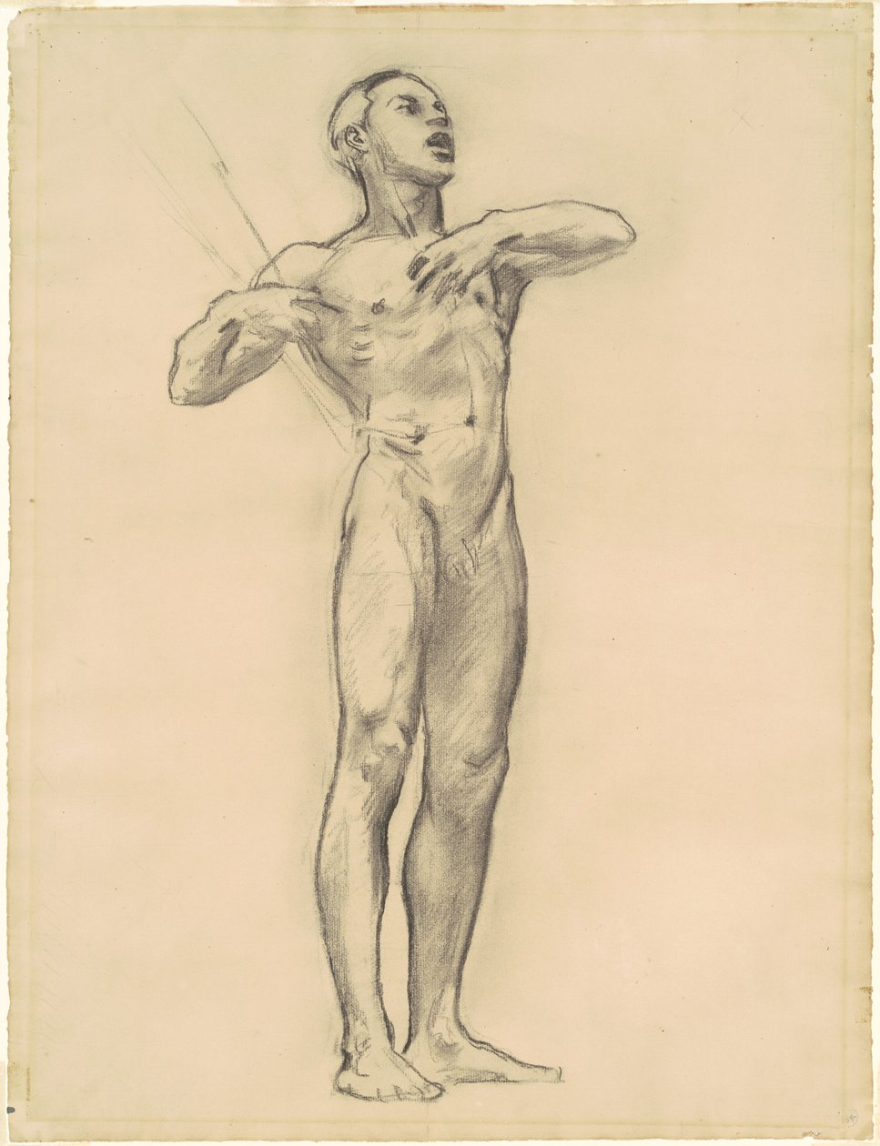Studie af Orpheus for "Klassisk og romantisk kunst" af John Singer Sargent