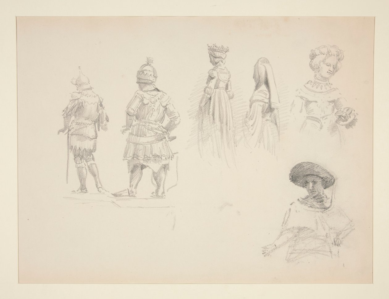 Studie af seks figurer af John Singer Sargent