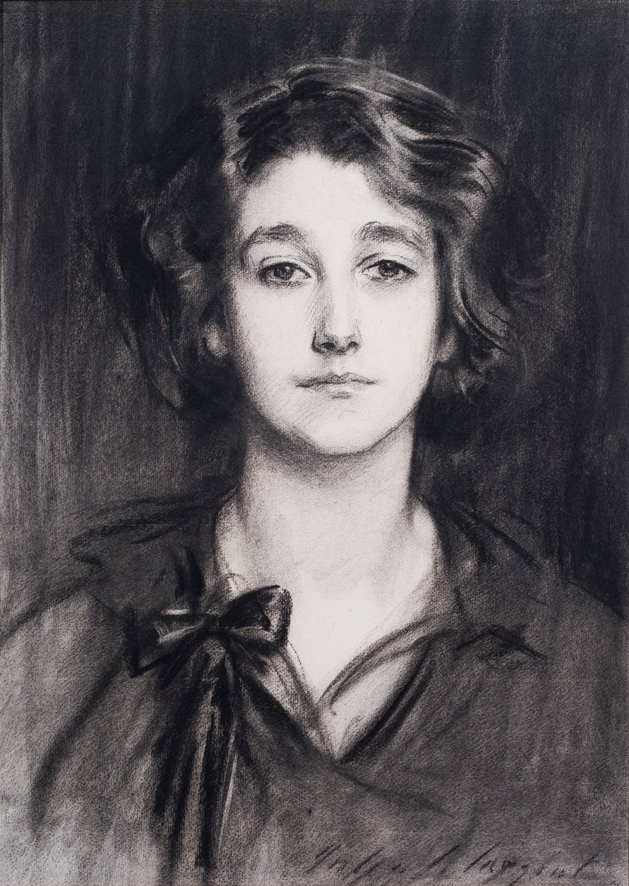 Sybil Sassoon (kul på papir) af John Singer Sargent
