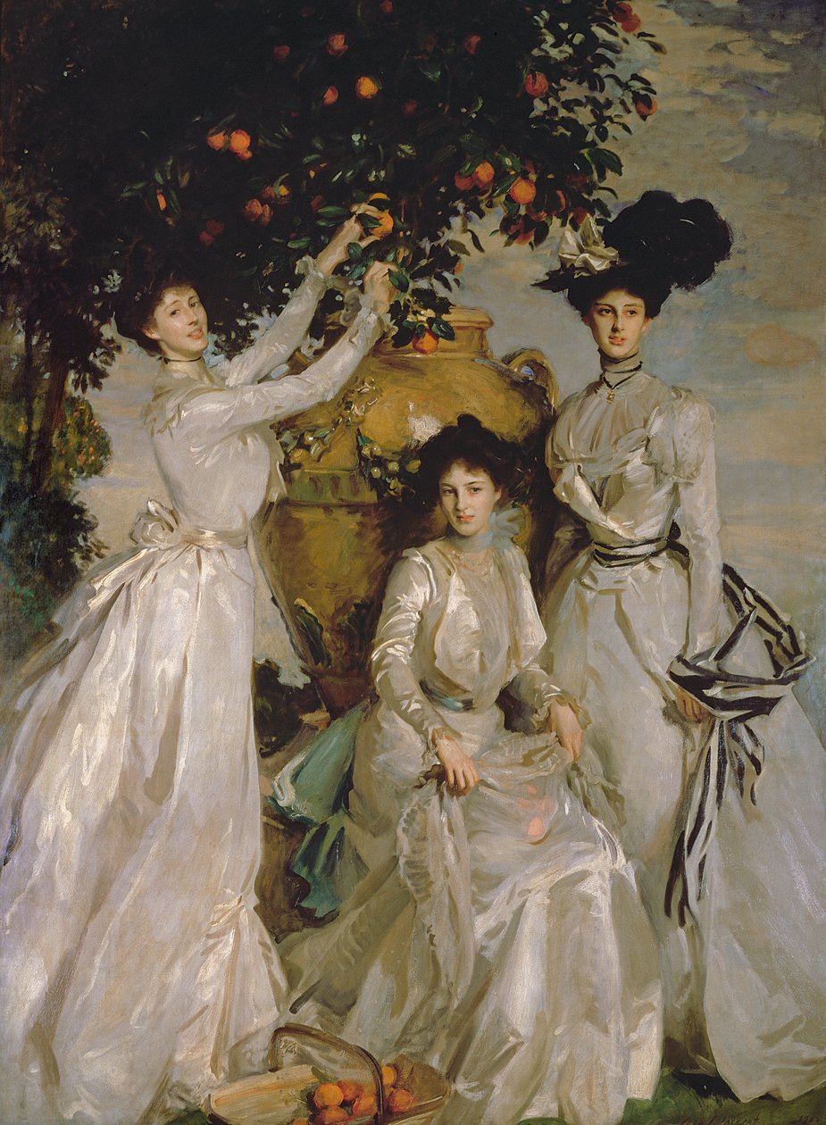The Acheson Sisters (olie på lærred) af John Singer Sargent