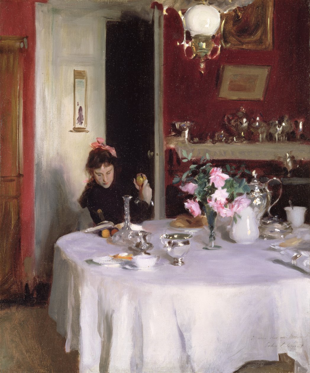 Morgenbordet, 1884 af John Singer Sargent