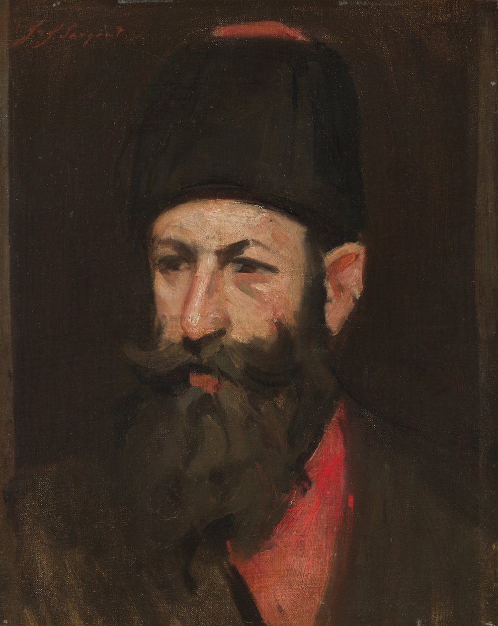 Kosaken, udateret. af John Singer Sargent