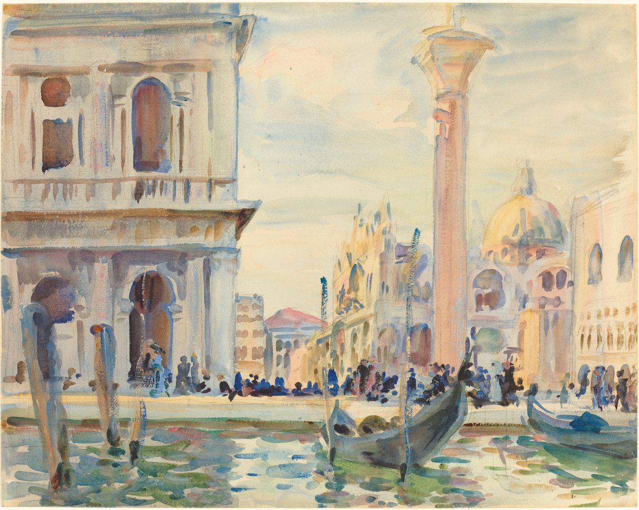 Piazzettaen af John Singer Sargent