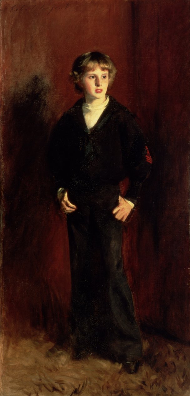 Den afdøde major E.C. Harrison som dreng af John Singer Sargent