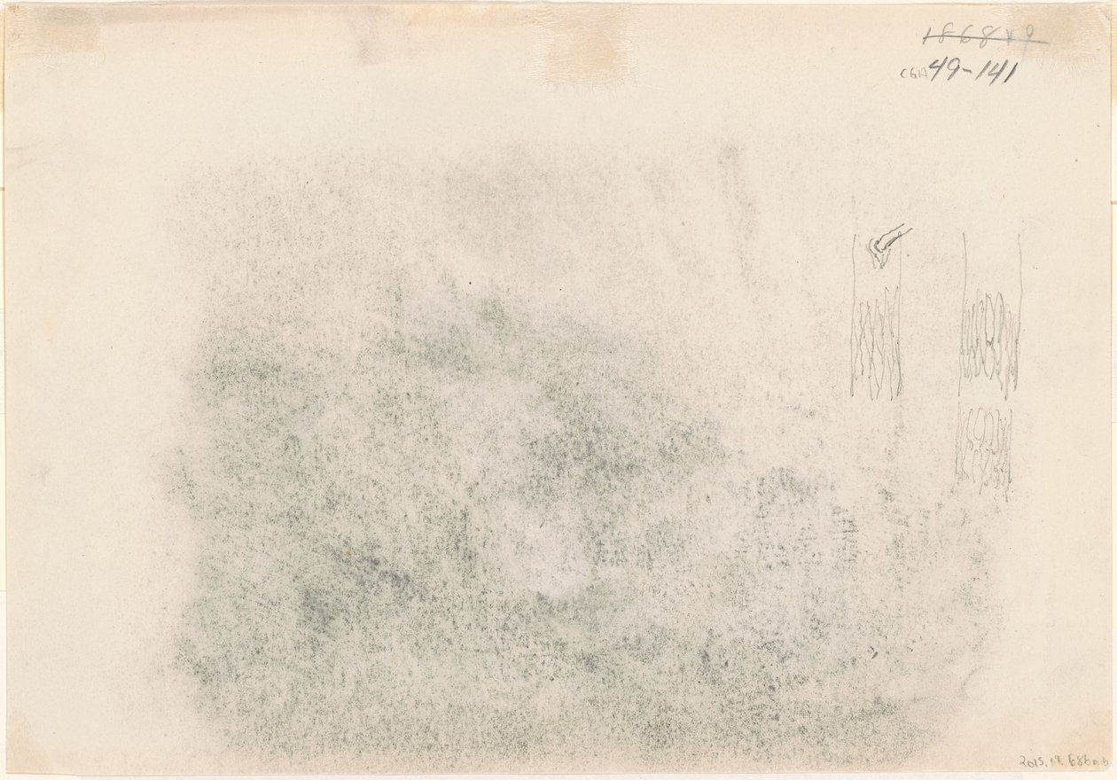 Træstammer [verso] af John Singer Sargent