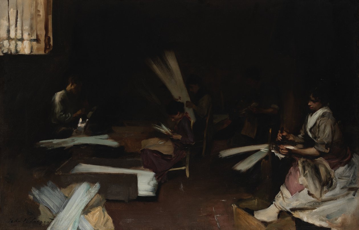 Venetianske glasarbejdere af John Singer Sargent
