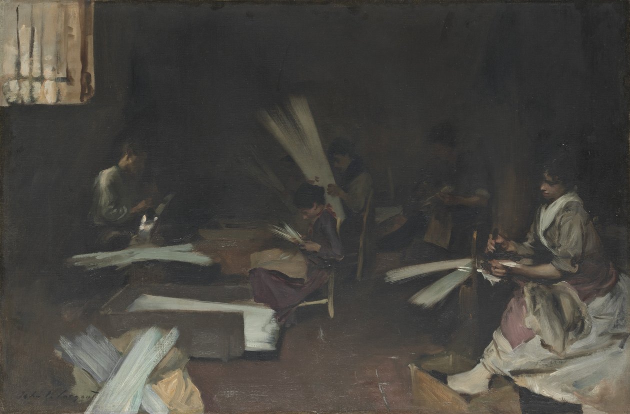 Venetianske glasarbejdere af John Singer Sargent