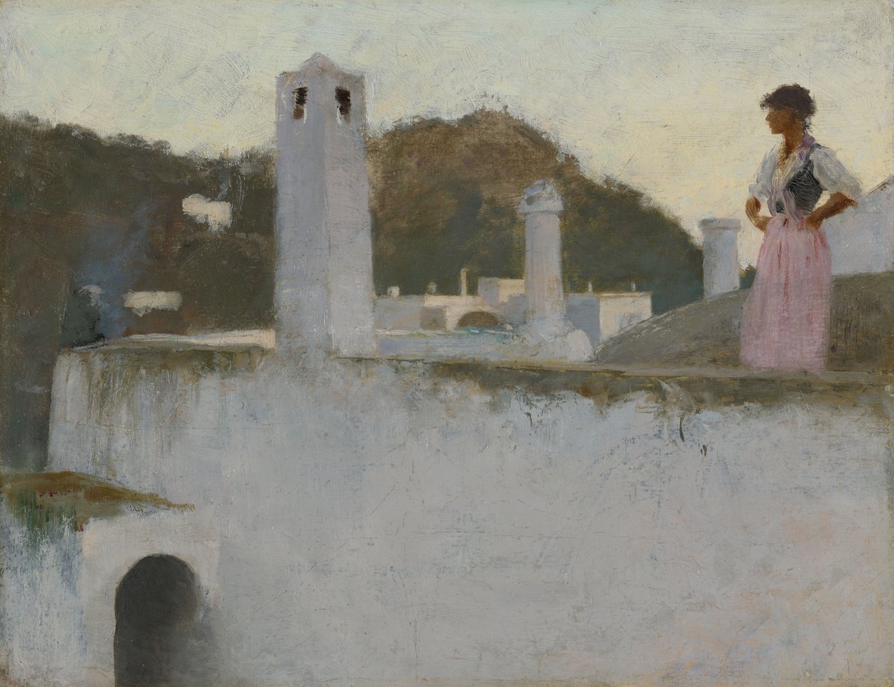 Udsigt over Capri af John Singer Sargent