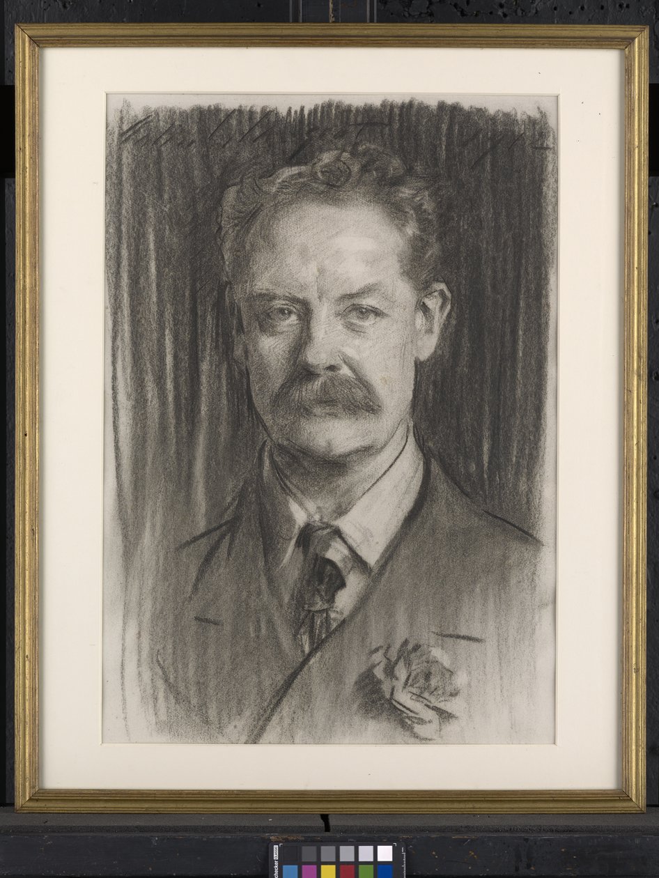 William Henry Grenfell, 1912 (kul på papir) af John Singer Sargent
