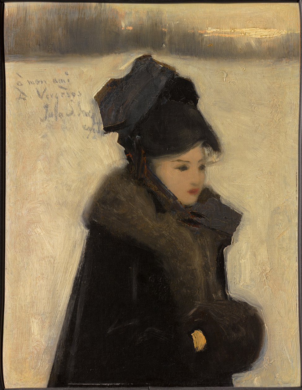 Kvinde med pelse af John Singer Sargent