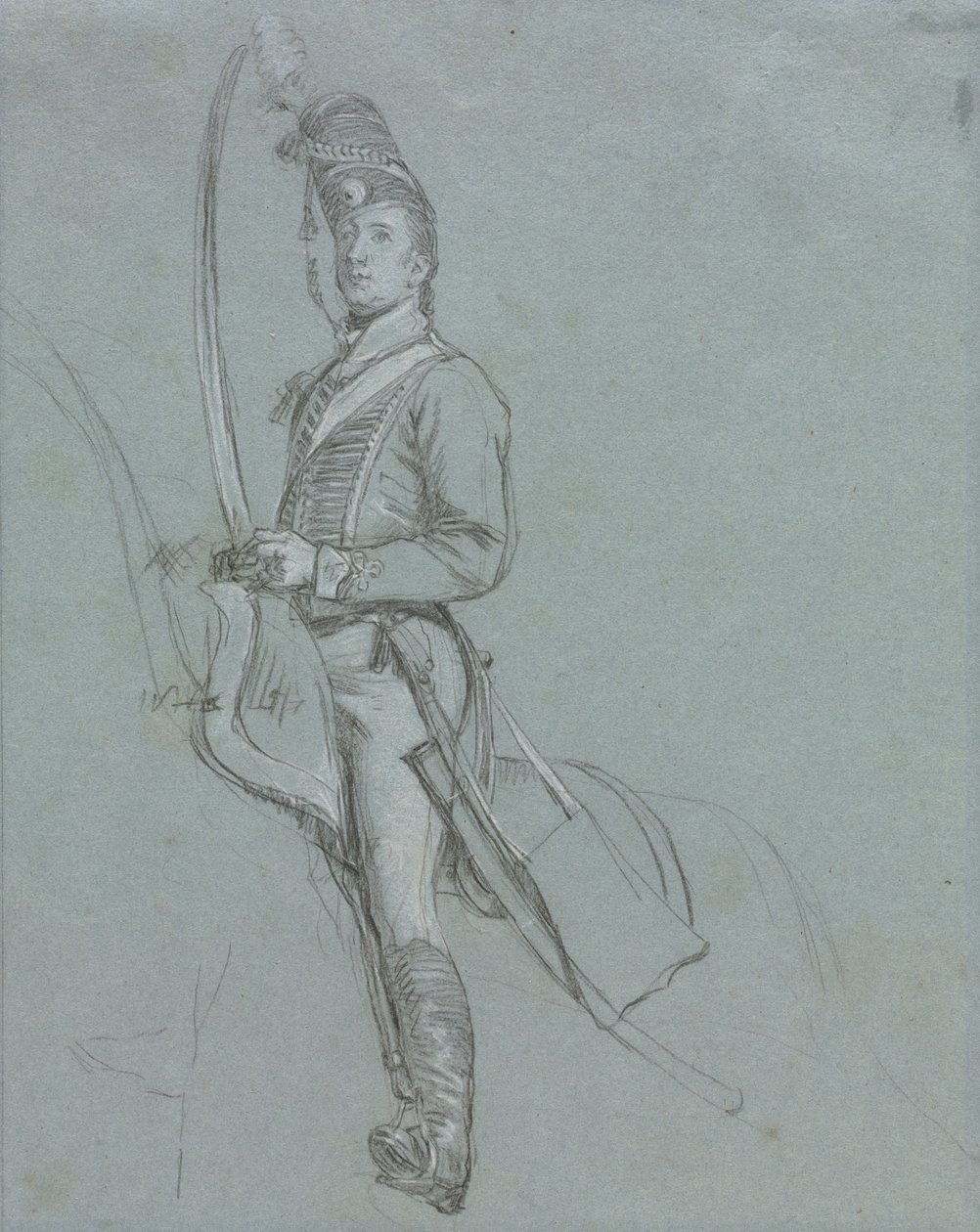 En husarofficer til hest af John Singleton Copley