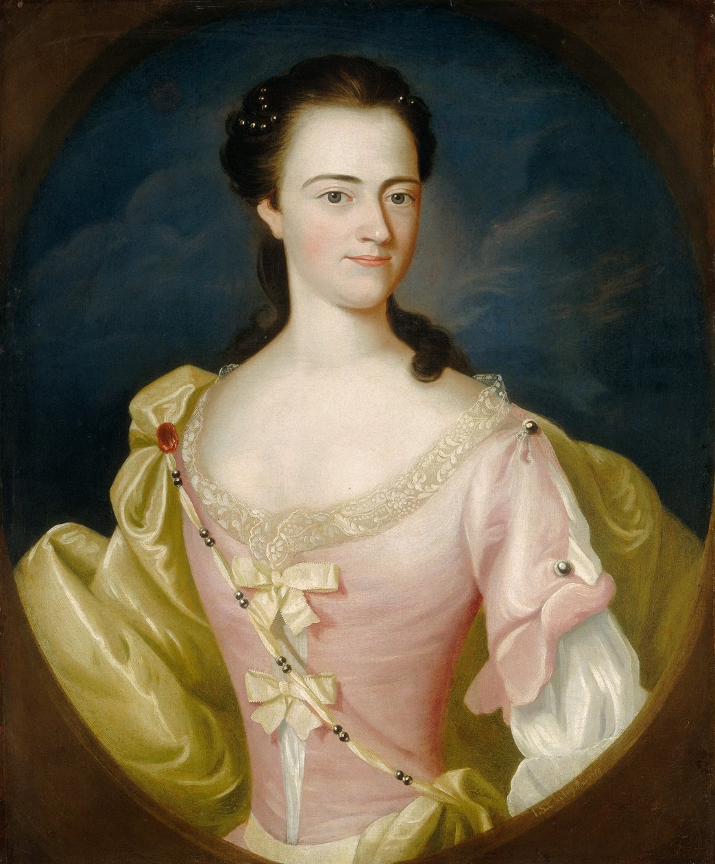 Jane Browne, 1756. af John Singleton Copley
