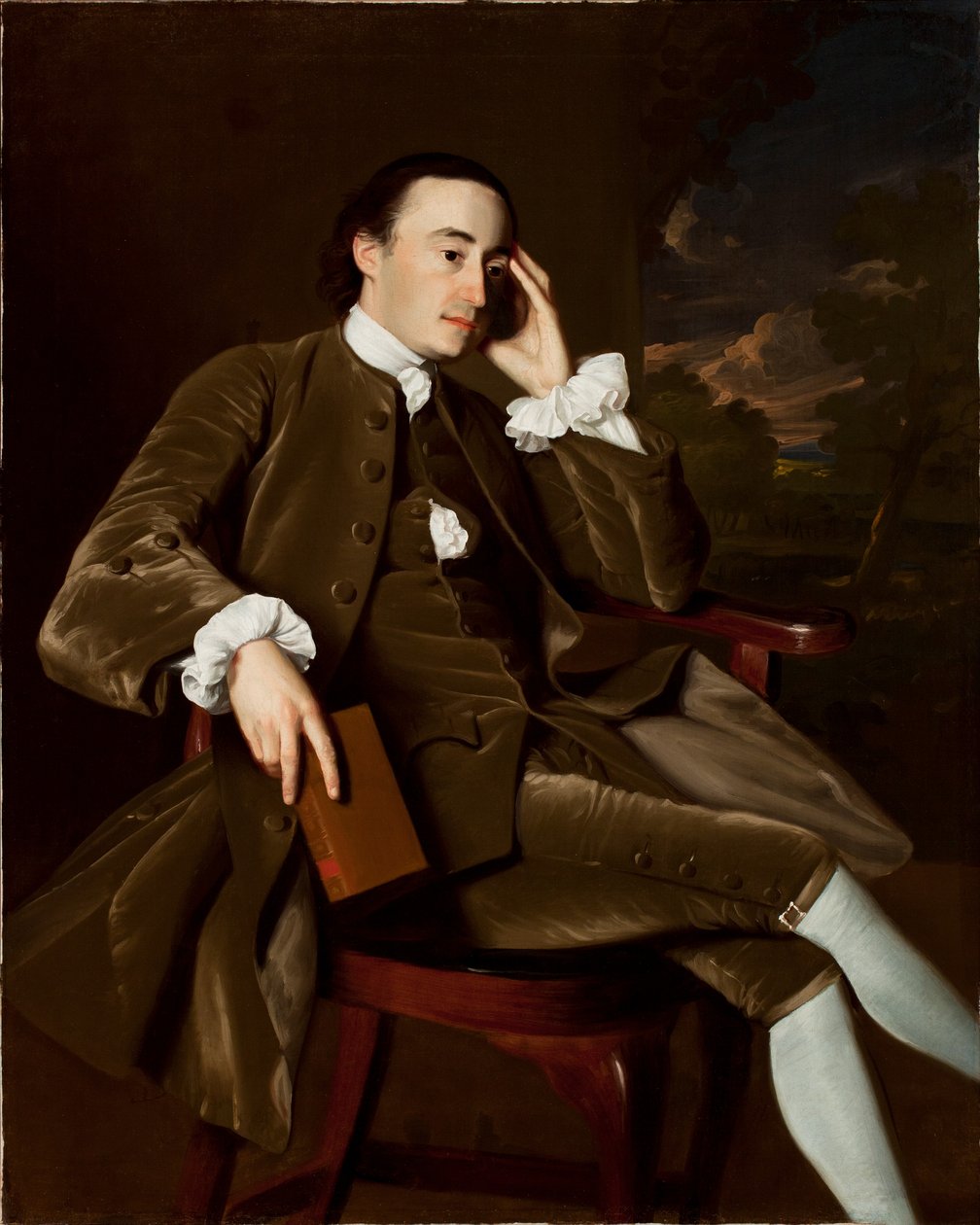 John Bours (1734-1815), ca. 1765-70 (se 183417 for par) af John Singleton Copley