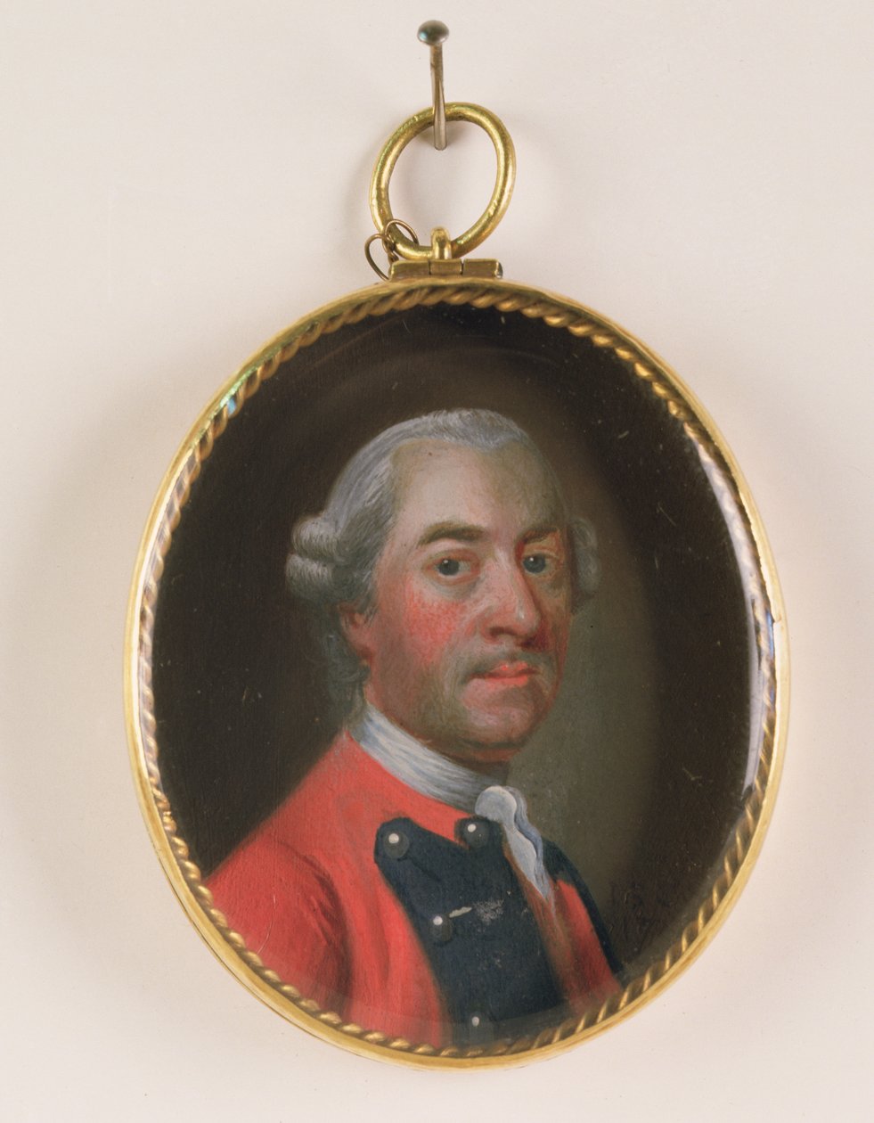 Miniatureportræt af Sir John St. Clair af John Singleton Copley