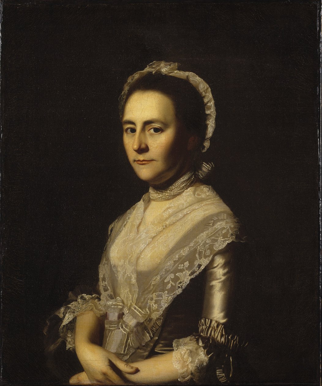 Fru Alexander Cumming, født Elizabeth Goldthwaite, senere fru John Bacon af John Singleton Copley