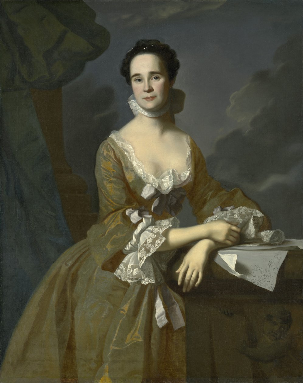 Fru Daniel Hubbard af John Singleton Copley