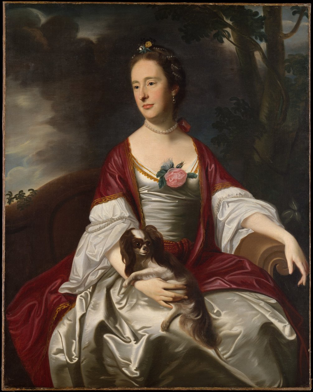 Fru Jerathmael Bowers af John Singleton Copley