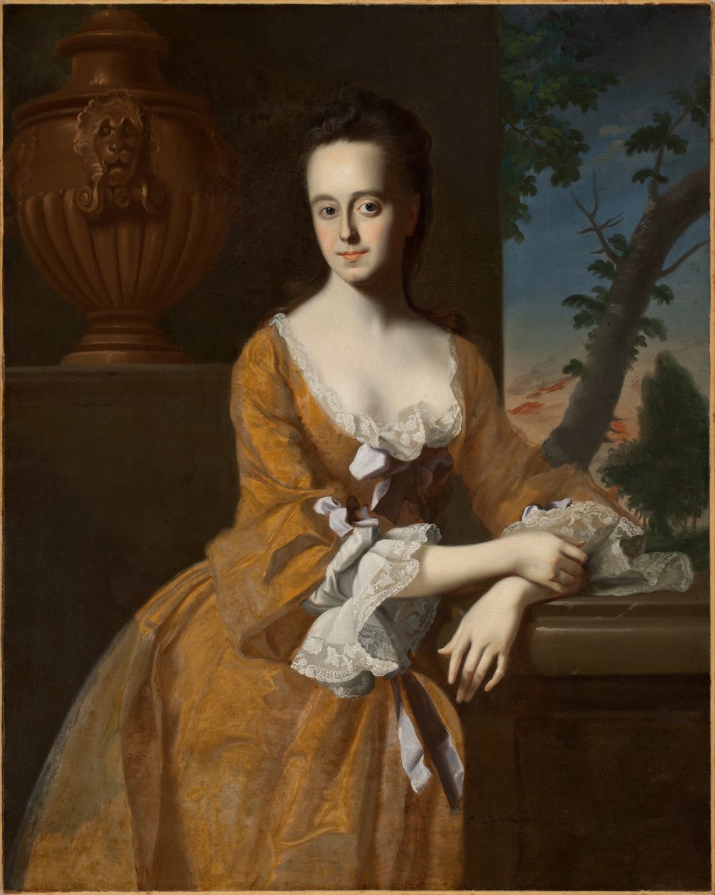 Fru John Murray (Lucretia Chandler) (1730-68), 1763 af John Singleton Copley