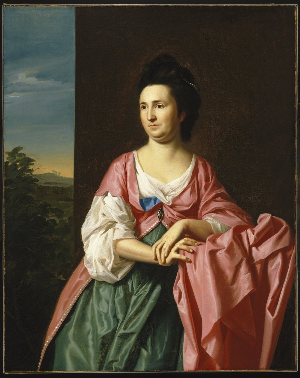 Fru Sylvester Gardiner, født Abigail Pickman, tidligere fru William Eppes af John Singleton Copley