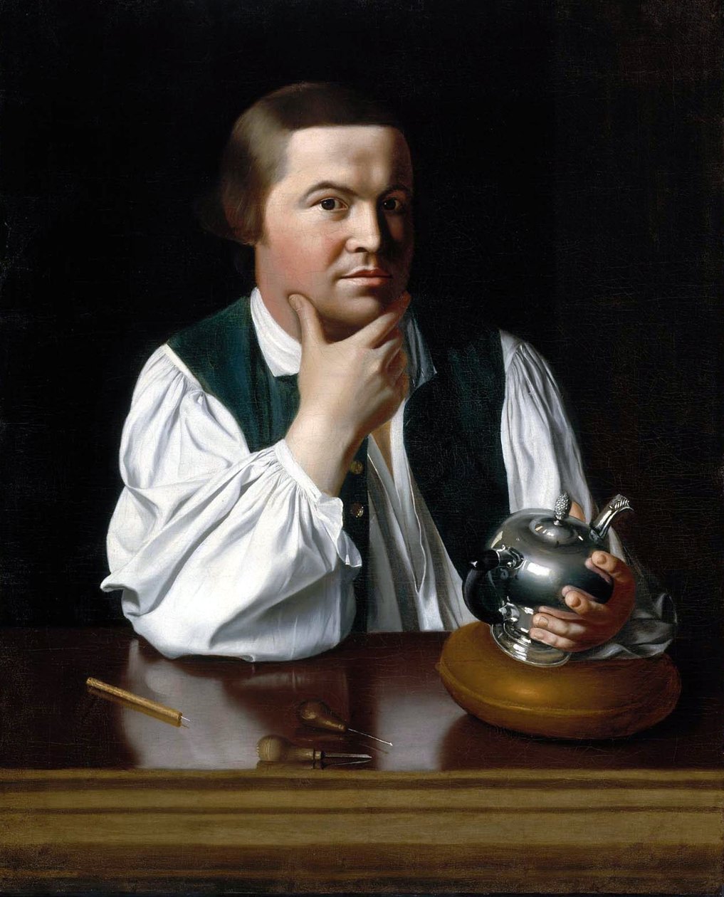 Portræt af Paul Revere af John Singleton Copley