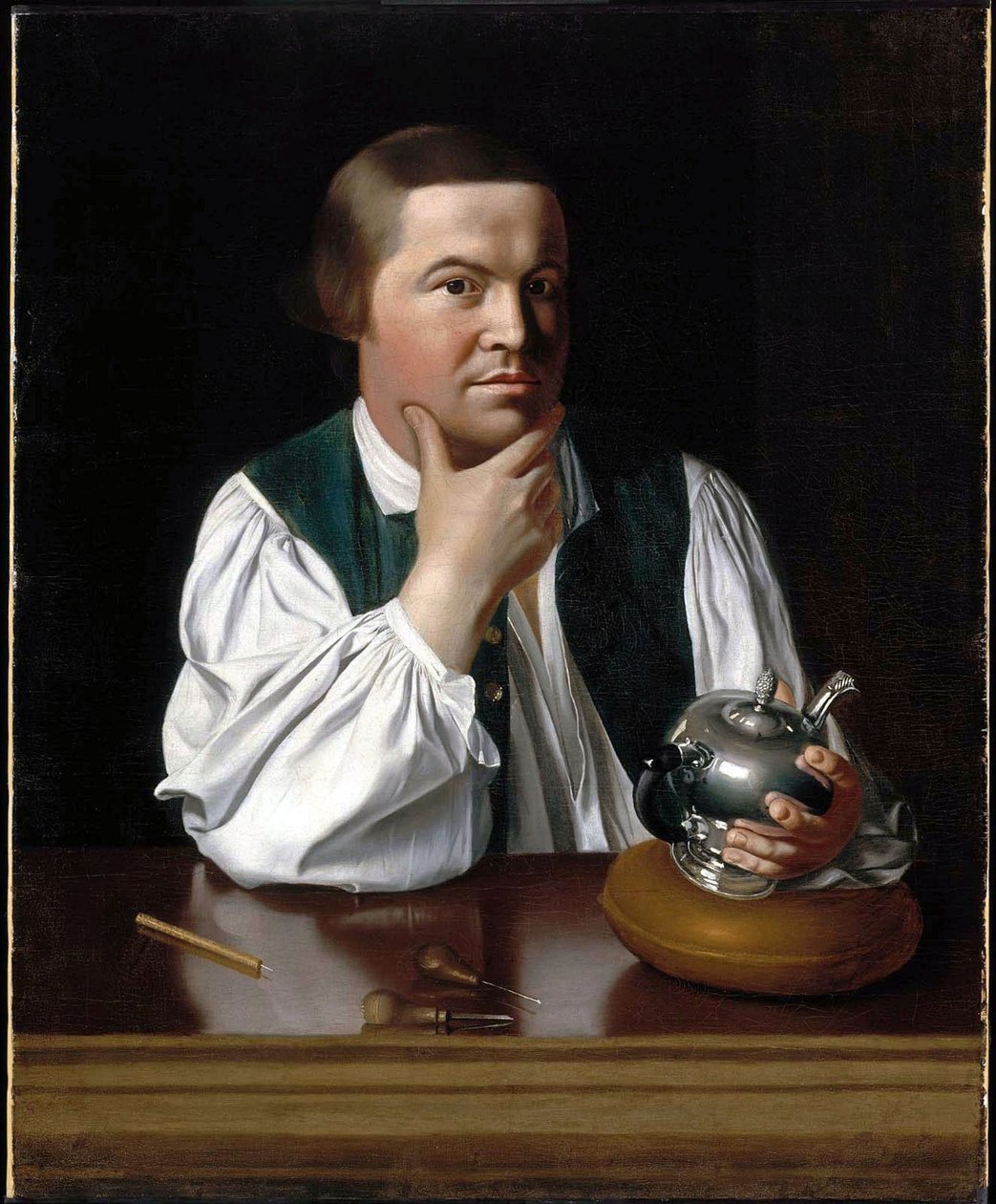 Portræt af Paul Revere af John Singleton Copley