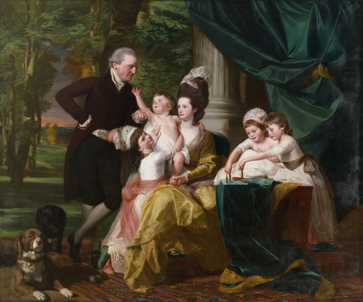 Sir William Pepperrell (1746-1816) og hans familie, 1778 af John Singleton Copley