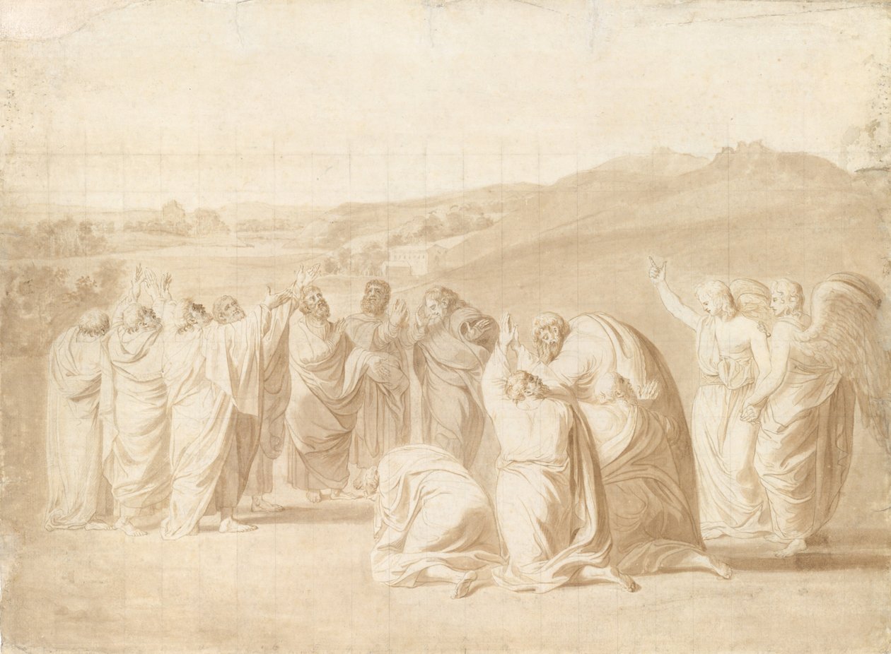 Studie til Ascension, 1774. af John Singleton Copley