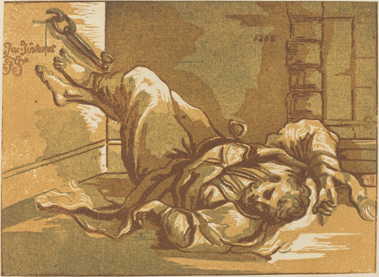 Mand i lænker af John Skippe after Jacopo Tintoretto