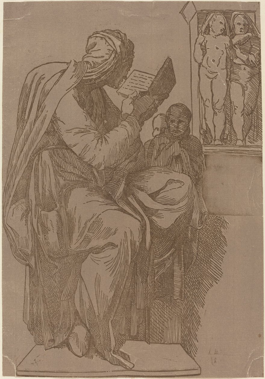 En Sibyllelæsning af John Skippe after Michelangelo
