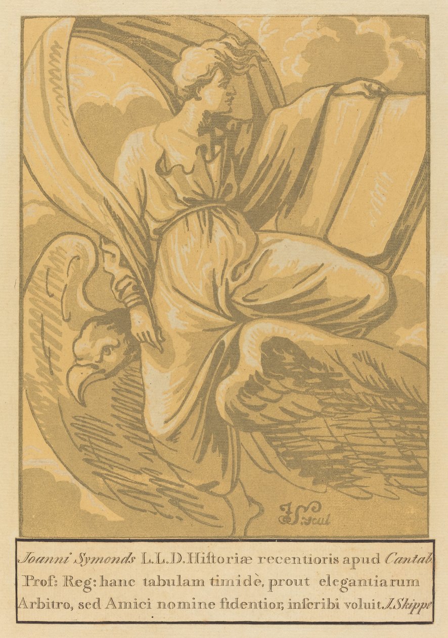 Sankt Johannes Evangelisten af John Skippe after Parmigianino