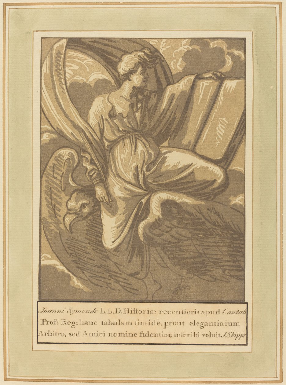 Sankt Johannes Evangelisten af John Skippe after Parmigianino