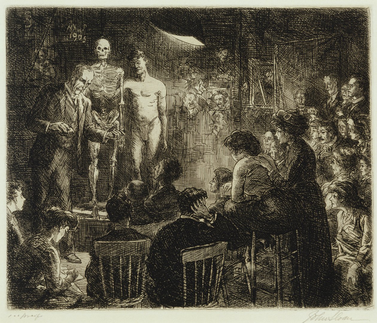 Anschutz om anatomi af John French Sloan