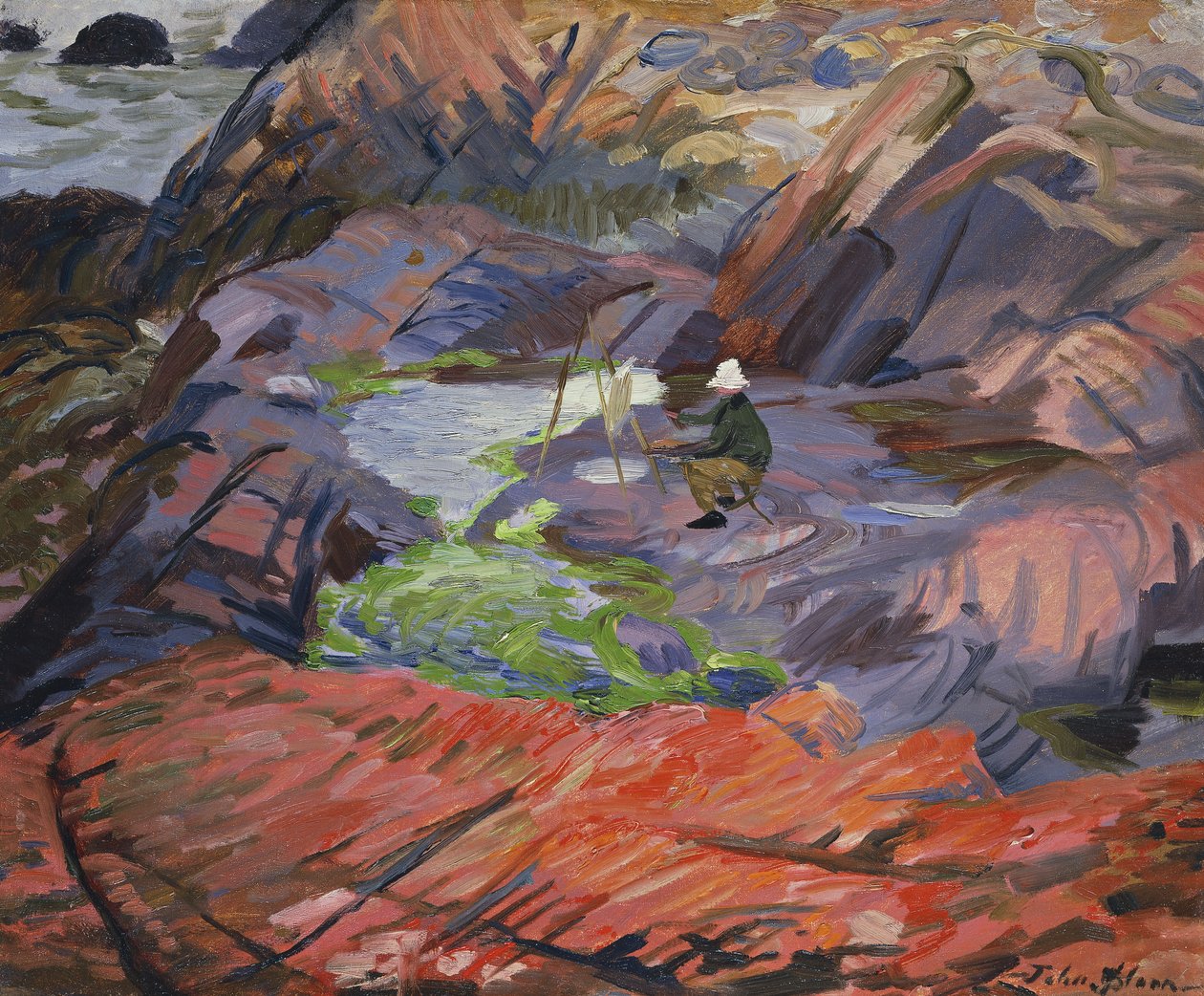 Charles Allan Vinterplantning af John French Sloan