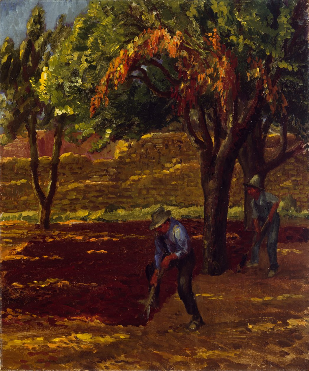 Hombres i haven af John French Sloan