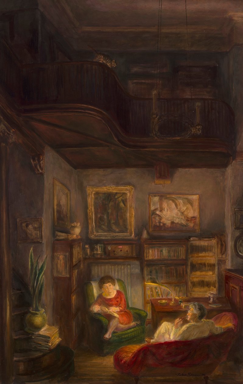 Vores hjørne af studiet af John French Sloan