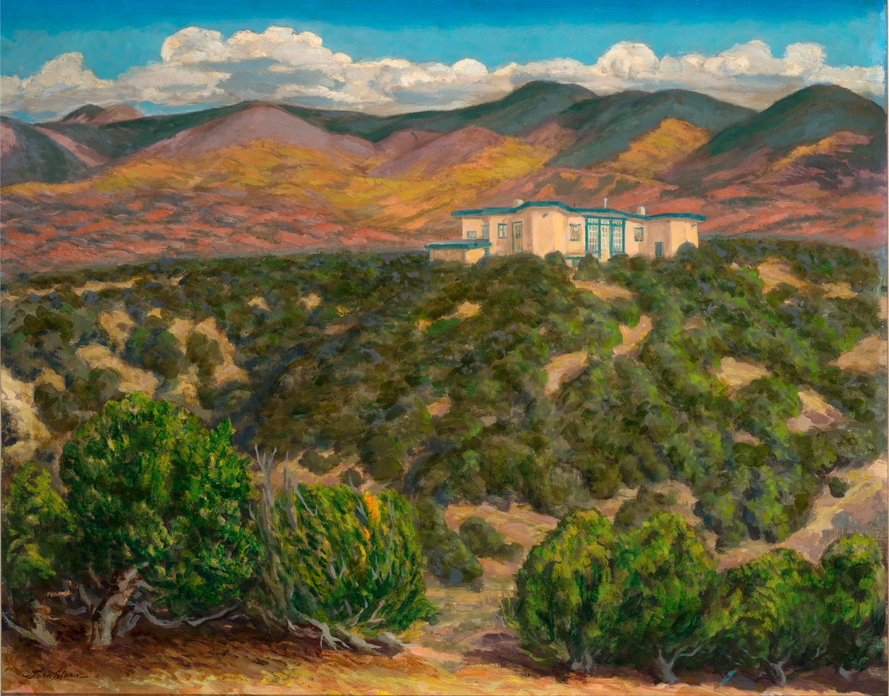 Sinagua, Santa Fe af John French Sloan