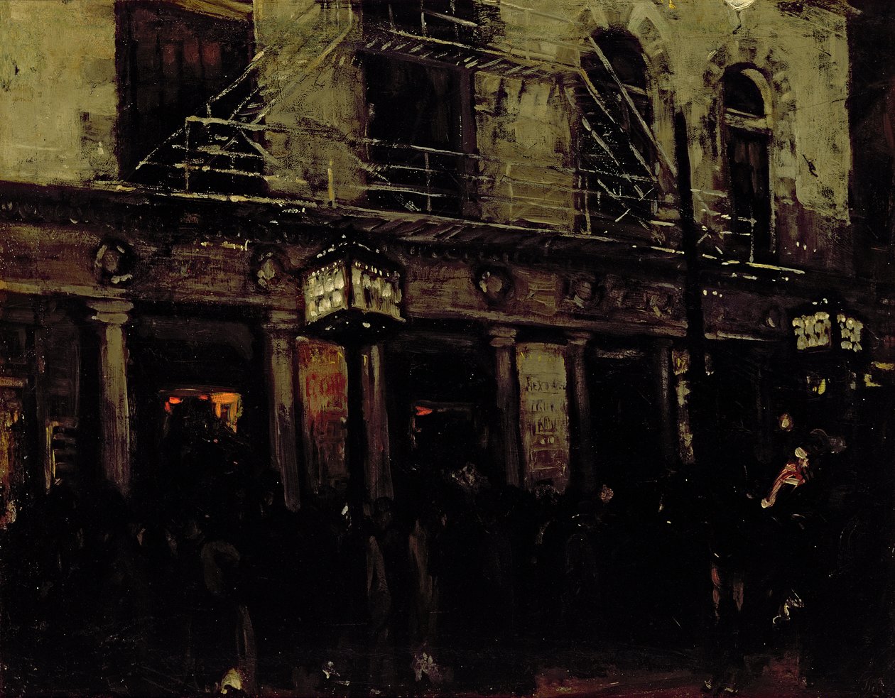 Walnut Street Theatre, Philadelphia af John French Sloan
