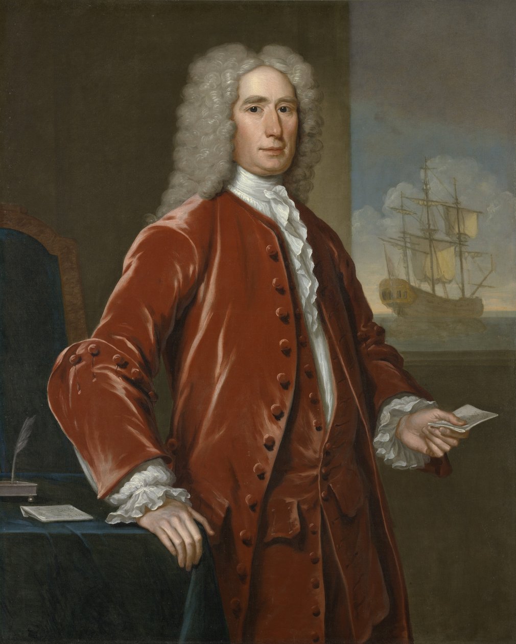 Richard Bill, 1733 af John Smibert