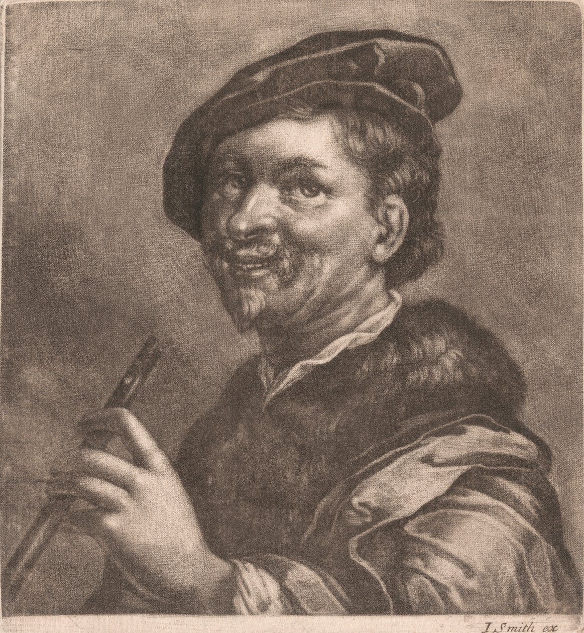 Mand, der spiller fløjte af John Smith