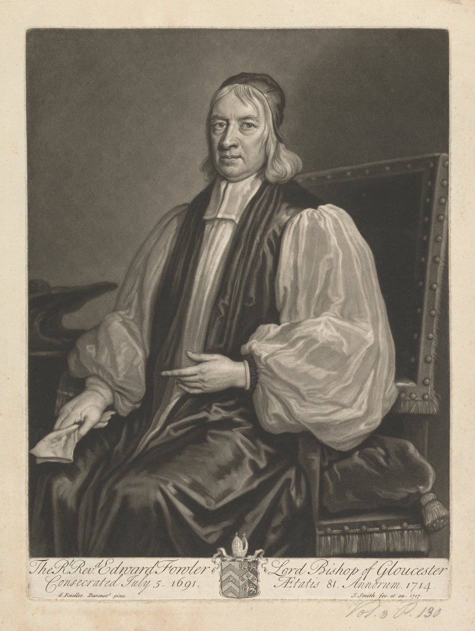 Pastor Edward Fowler, Lord Bishop of Gloucester af John Smith