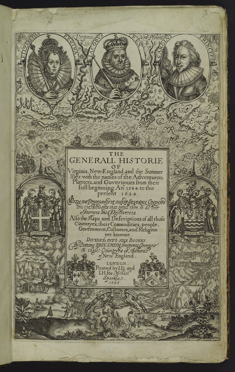 "The General Historie of Virginia, New-England, and the Summer Isles", 1624 af John Smith 2