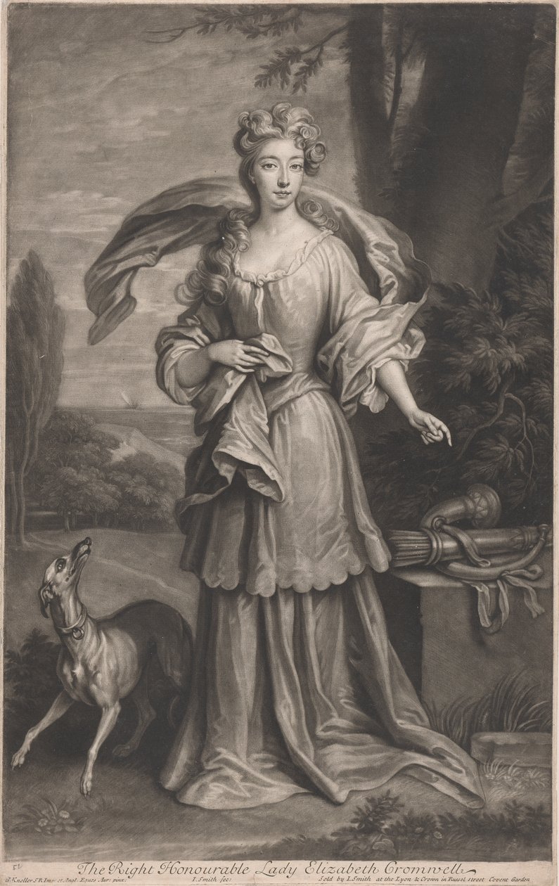The Right Honorable Lady Elizabeth Cromwell (1674-1704) af John Smith
